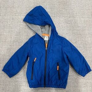 Carter’s boys 12 mos Blue Hooded zip up jacket